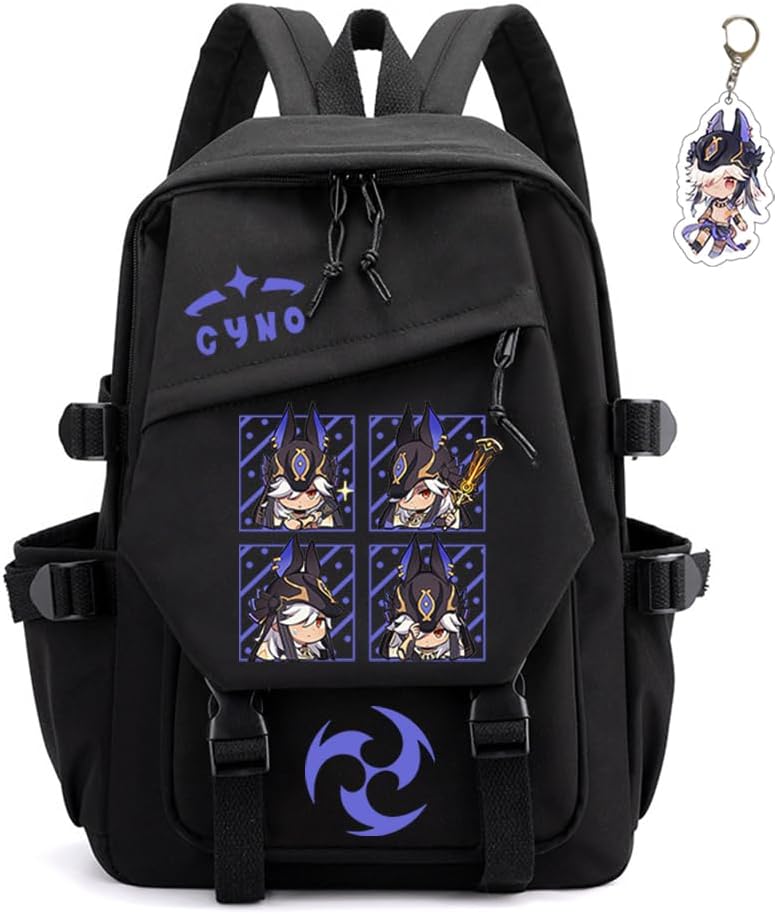 Genshin Impact Backpack Unisex Rucksack with Kawaii Design