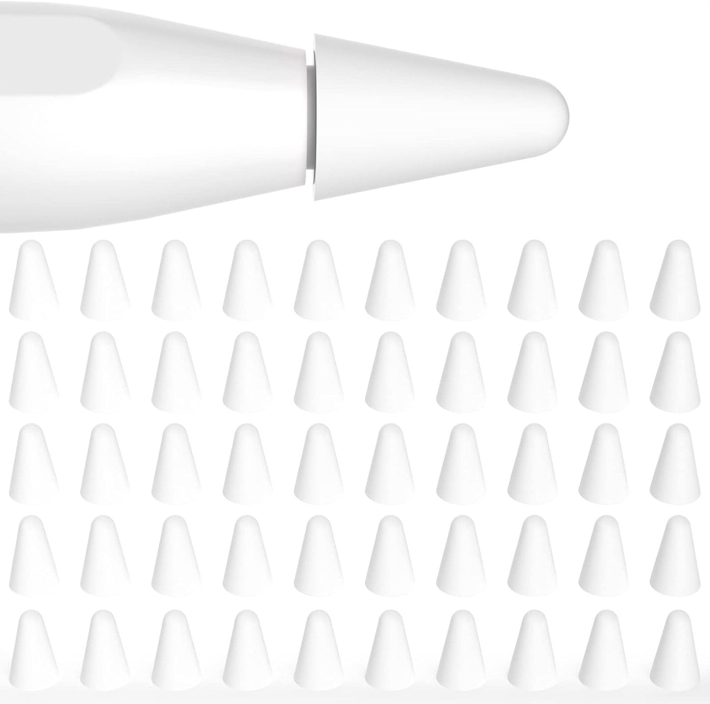 50 Pack Apple Pencil Nib Protectors: Noise-Free Drawing!