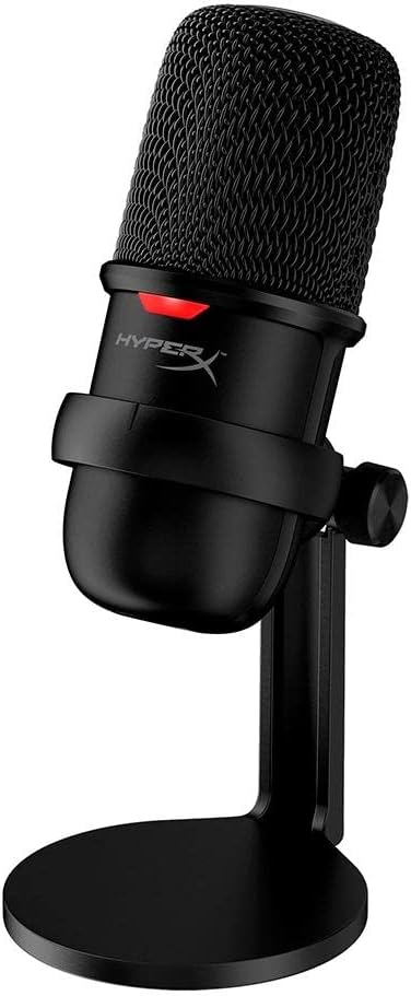 HyperX SoloCast Gaming Mic: Tap-to-Mute, Professional Sound