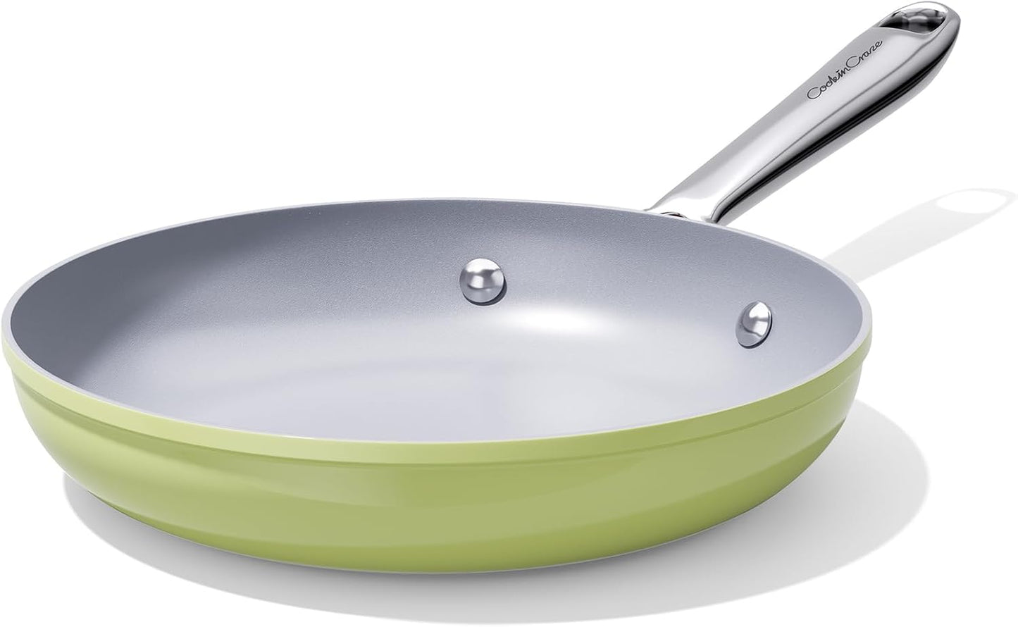 Nonstick Ceramic Frying Pan 8 Inch for Induction Cooktop