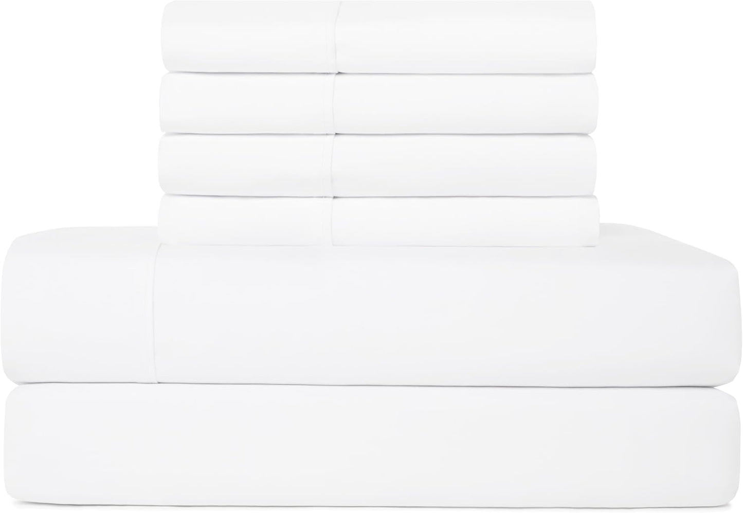 King Sheets Set 6 Piece Cooling Bed Sheets for Comfort