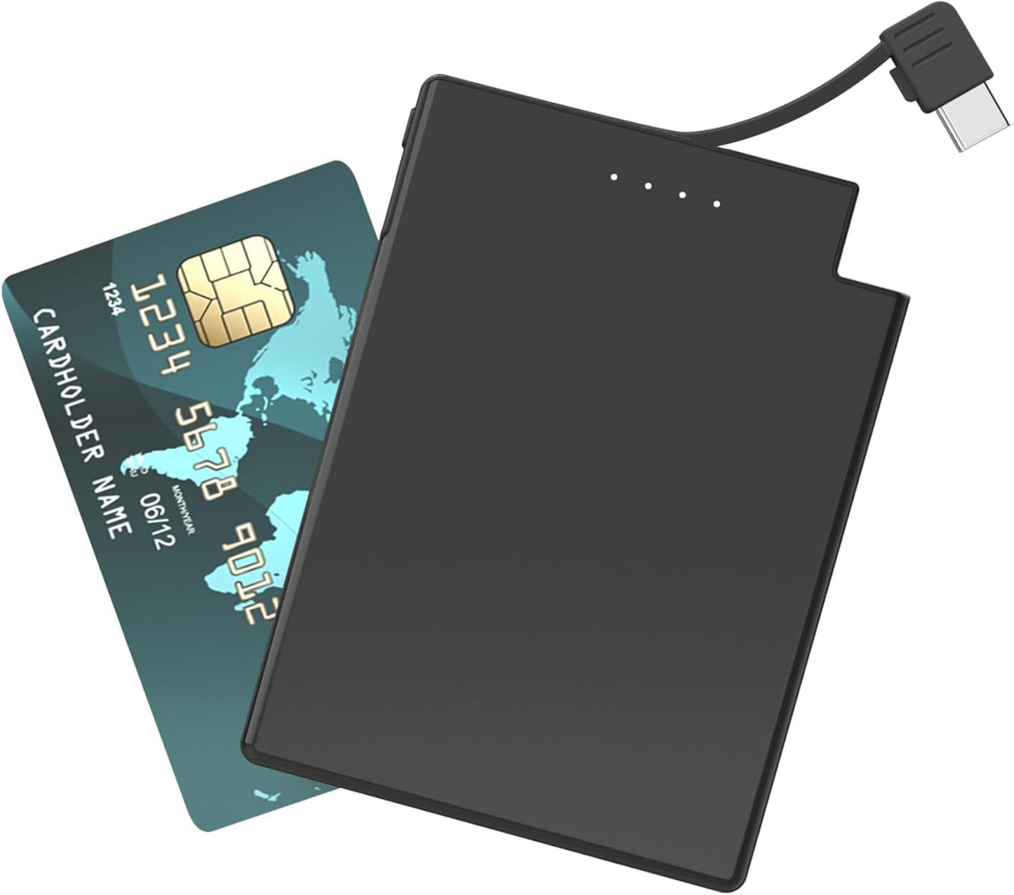 Slim Pocket Power Bank for iPhone & Android
