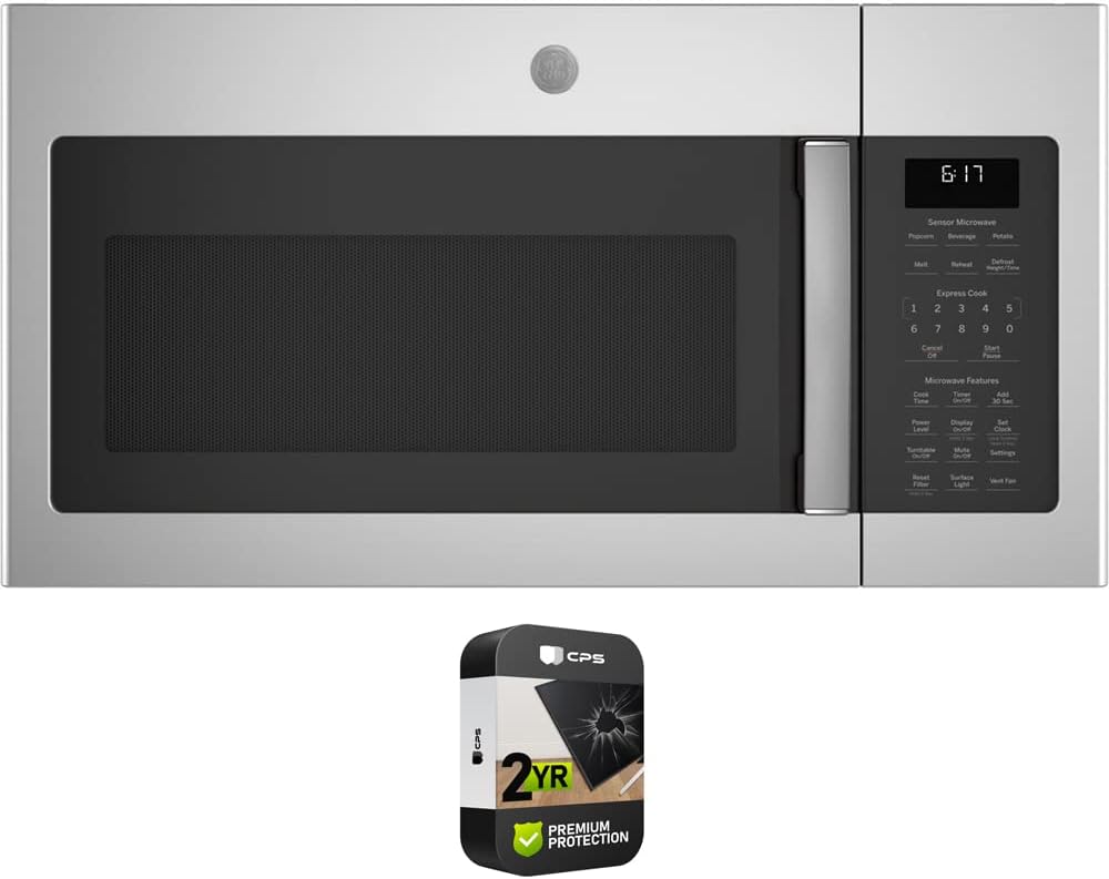 GE Over-the-Range Microwave Stainless Steel 2-Year Protection Bundle