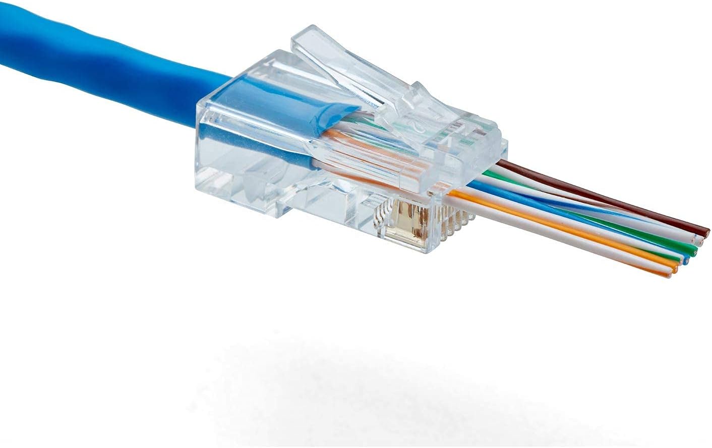 trueCABLE Cat6/6A RJ45 Pass Through Connectors for Easy Use
