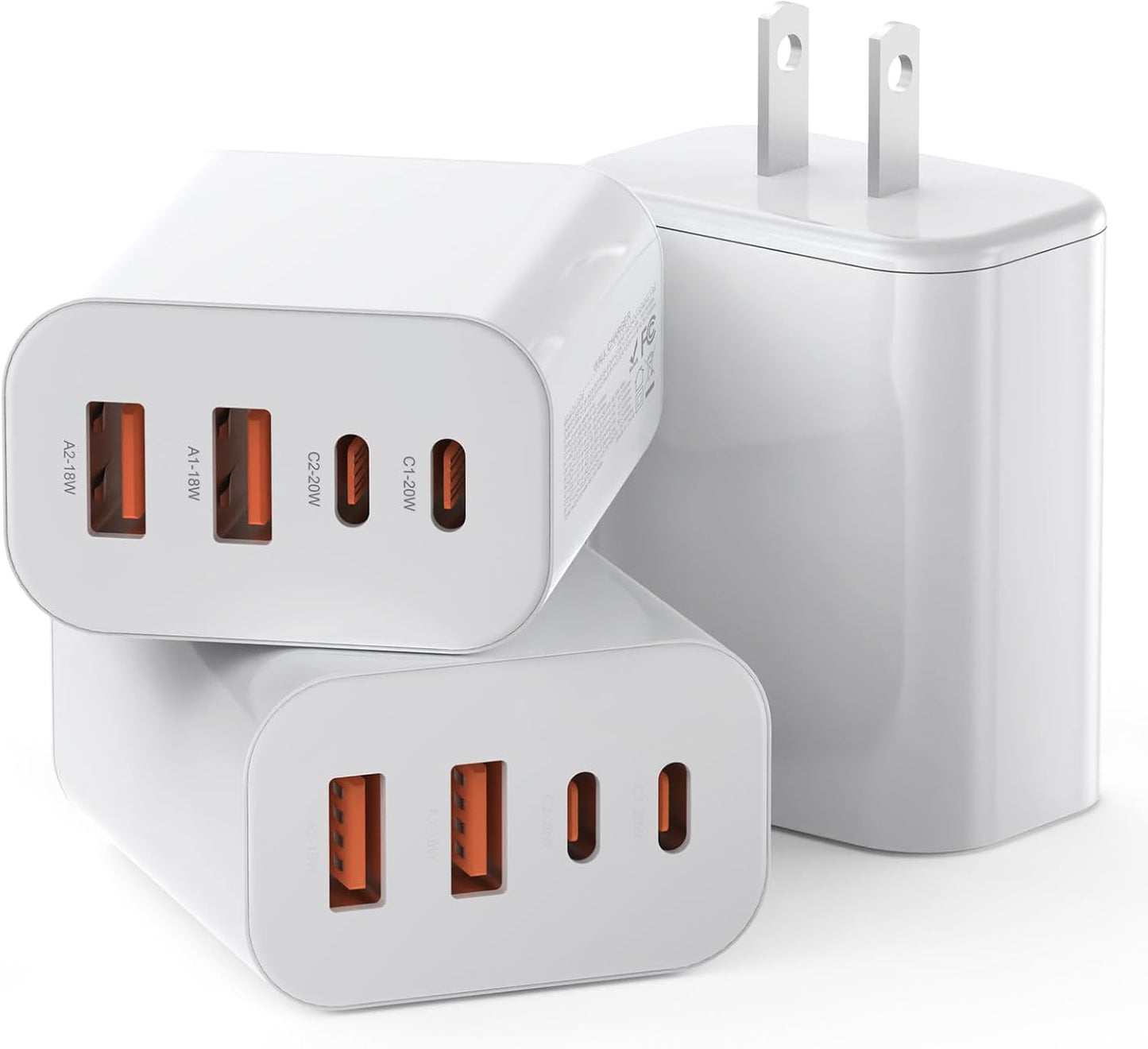 40W Dual Port USB C Charger - Fast Charging for Multiple Devices