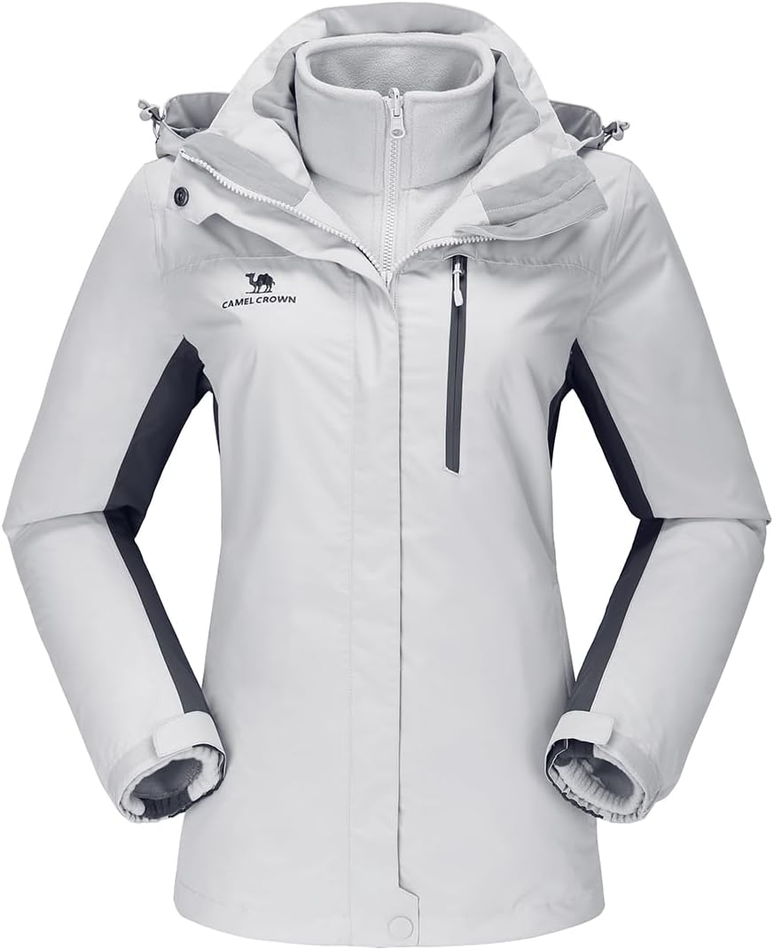 CAMEL CROWN 3-in-1 Ski Jacket - Stay Dry & Stylish!