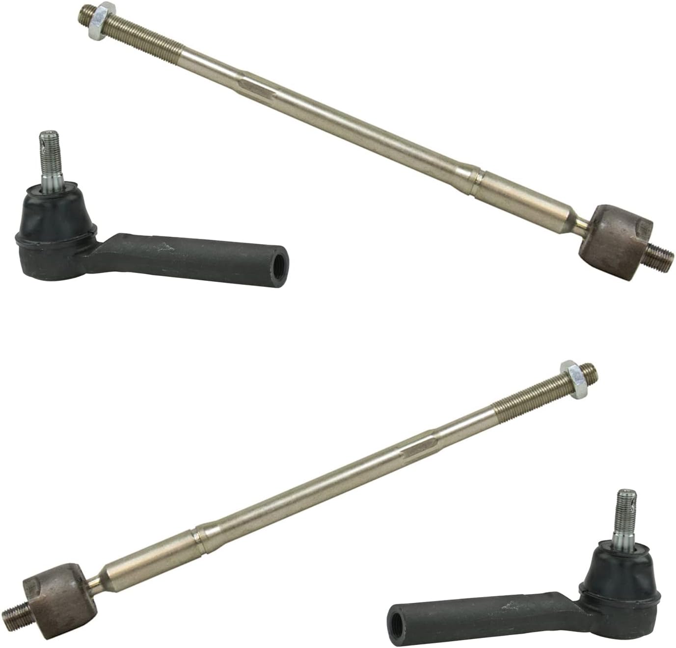 TRQ Front Inner & Outer Tie Rod Set for Chrysler & Dodge