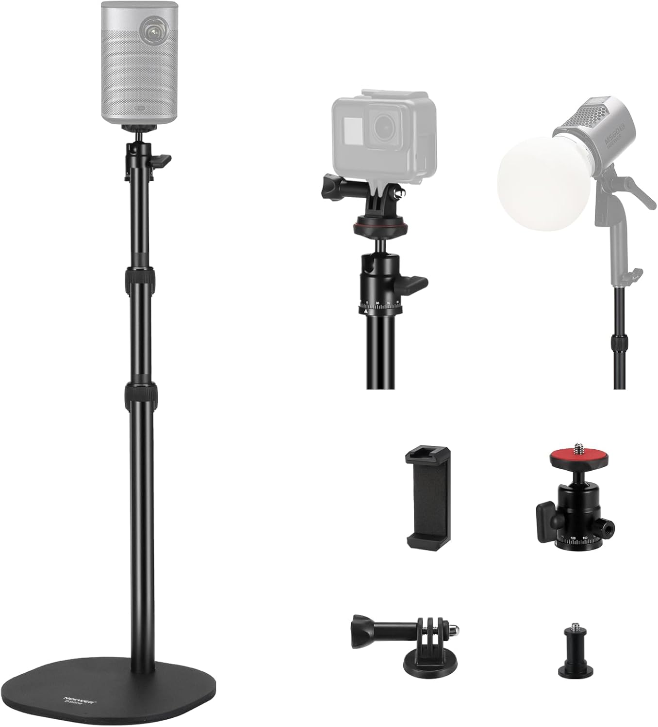 NEEWER Tabletop Projector Stand - Versatile 16-35 Floor Stand