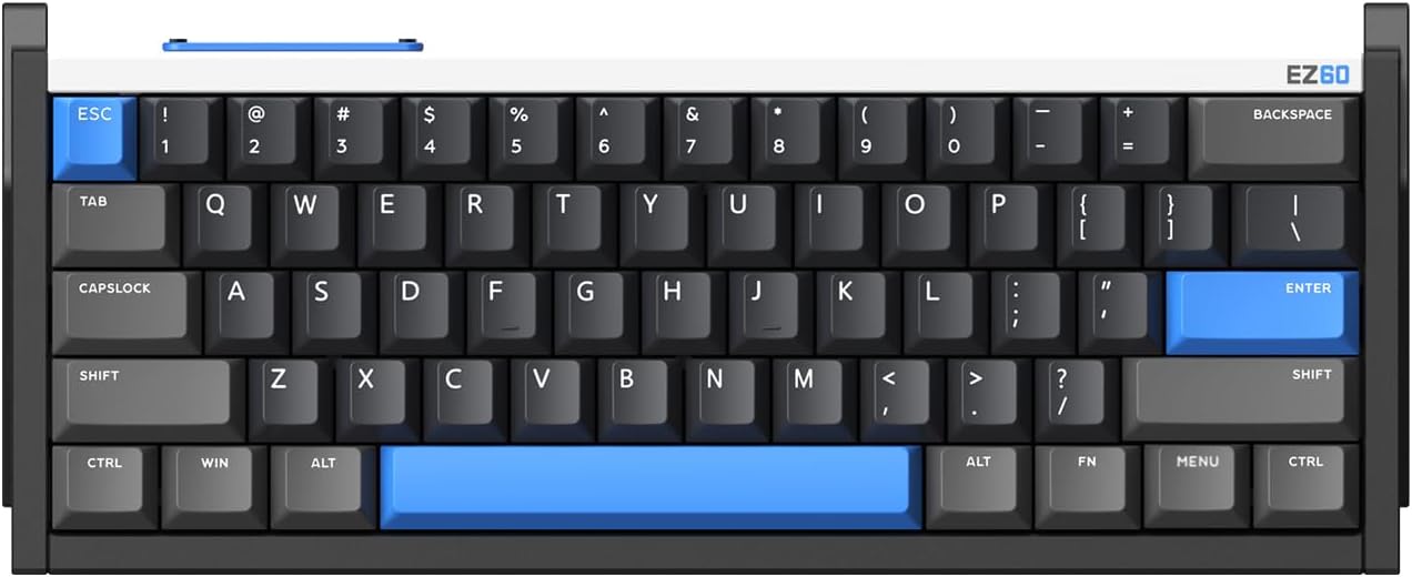 IQUNIX EZ60 61-Key RGB Mechanical Gaming Keyboard - Rapid Trigger & Adjustable Actuation