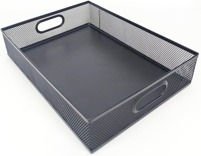RHONZHAO Metal Mesh Desk Organizer - Ultimate A4 Storage Solution