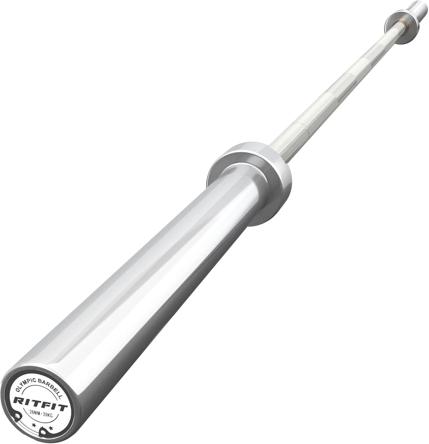RITFIT 7FT Olympic Barbell for Strength Training and Weightlifting