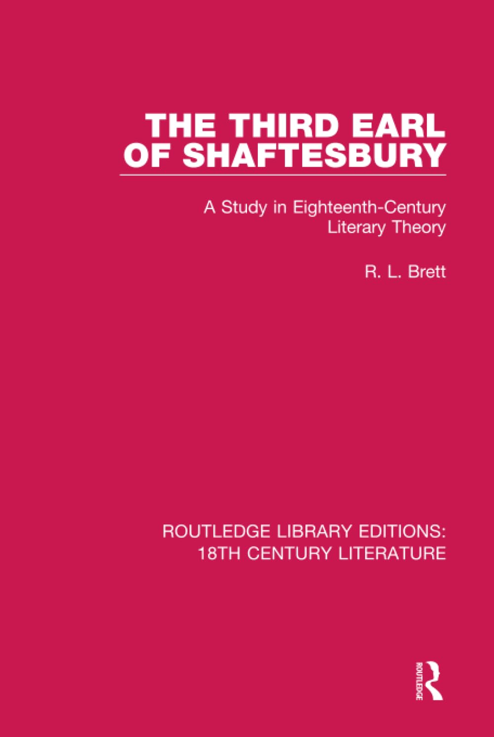 The Third Earl of Shaftesbury: Insights into 18th Century Lit