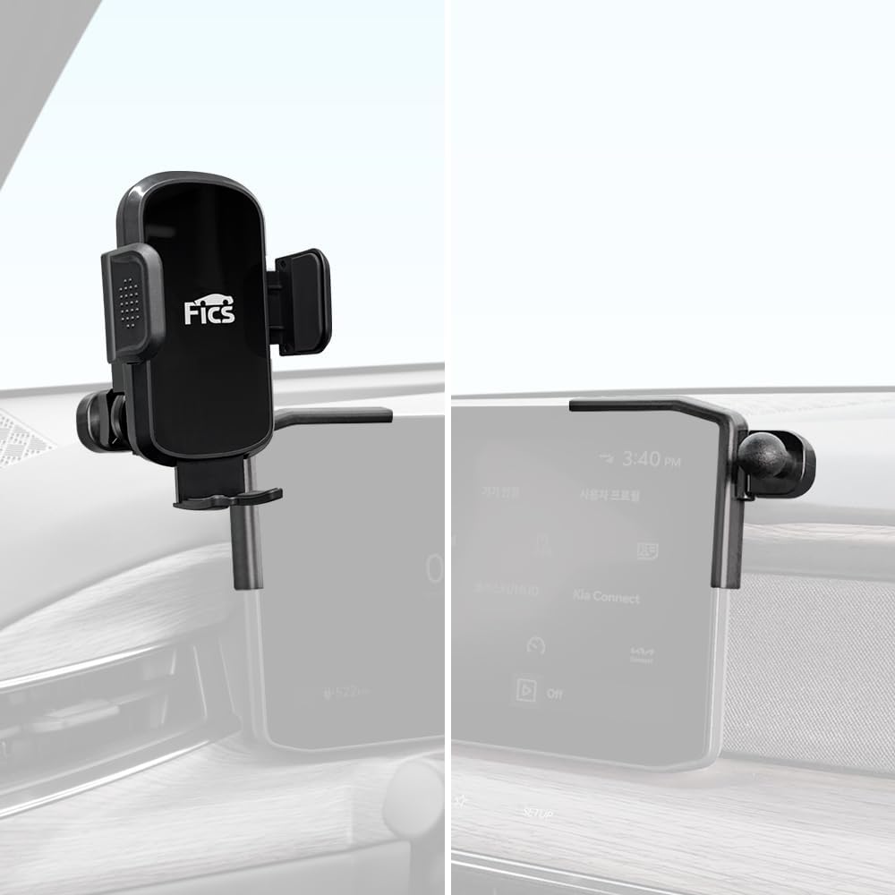 FICS Side Screen Phone Holder for KIA EV9 - Custom Fit Design