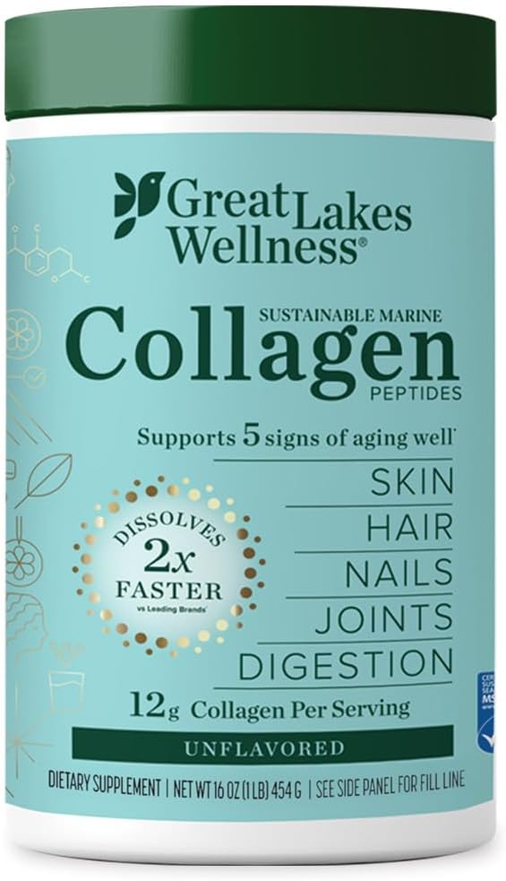 Marine Collagen Peptides Powder for Skin, Hair, and Joints
