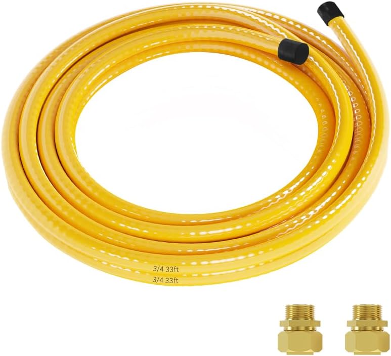 Propane Pipe Conversion Kit with 33FT Flexible Gas Line