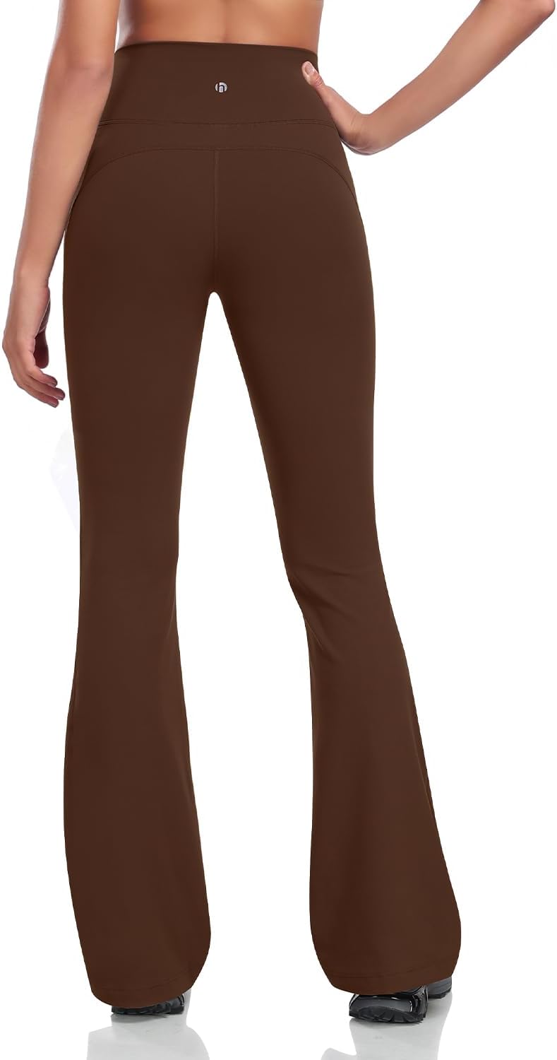 HeyNuts Mellow Flare Leggings for Yoga and Lounge Wear Comfort