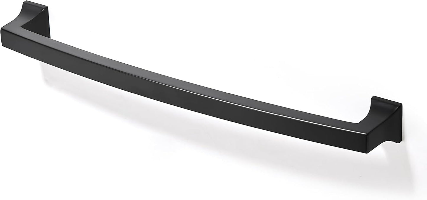 TUNNY 5 Pack Matte Black Cabinet Handles for Kitchen & Bedroom