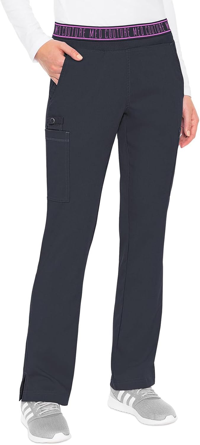 Med Couture Women's Yoga Pull-On Pant with 7 Pockets