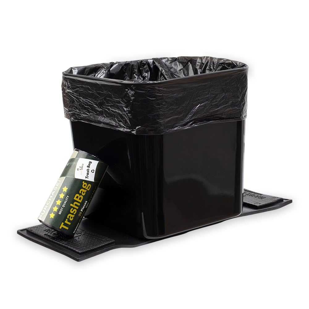 HAUSSIMPLE Large Black Car Trash Can - Keep Your Vehicle Clean!