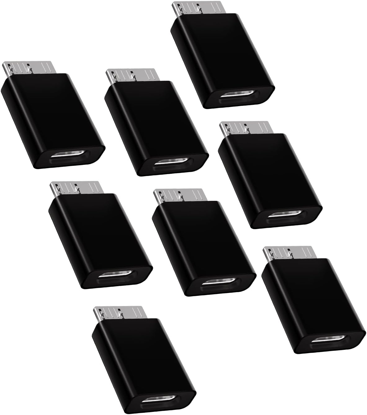 8-Pack USB C Adapter Set - Fast Data Transfer!