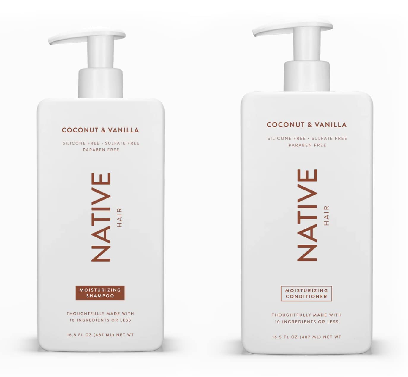 Native Moisturizing Coconut & Vanilla Set, Natural, 16.5 oz