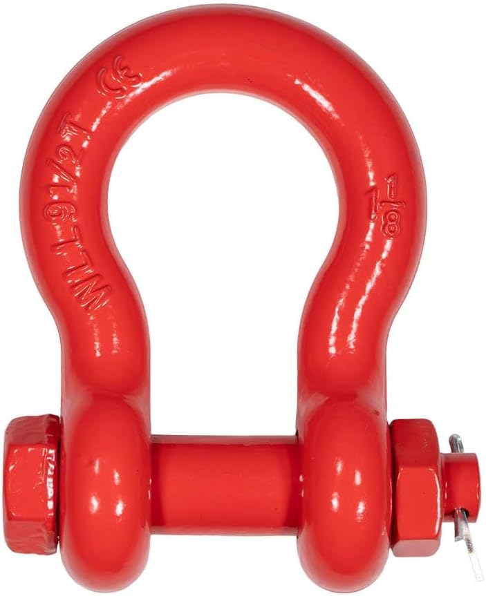 1-1/8 Inch Anchor Shackle for Heavy Duty Towing and Rigging