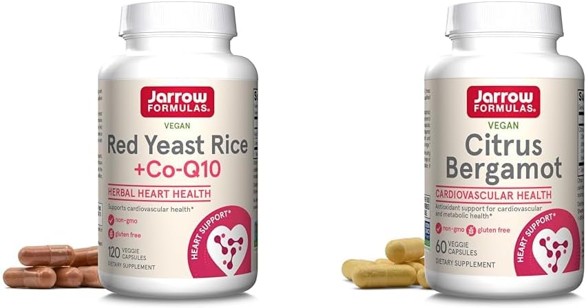Red Yeast Rice & Co-Q10 for Heart Health - 120 Veggie Caps