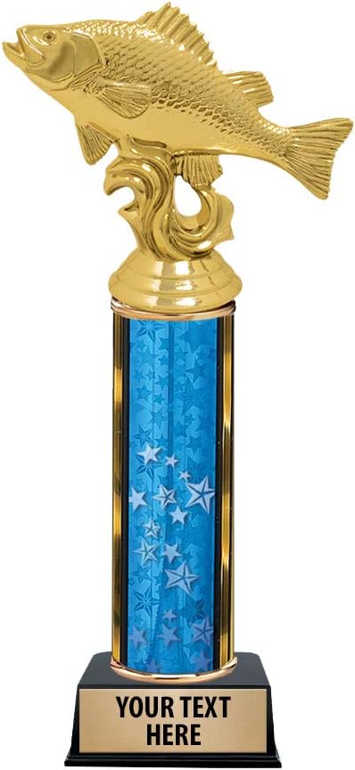 Custom Perch Fish Trophy - Celebrate Fishing Victories!