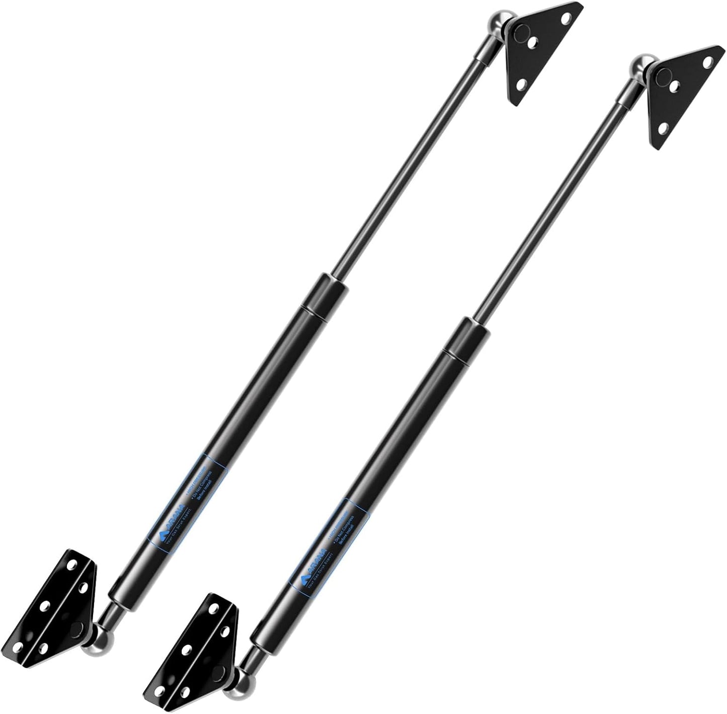 ARANA 20 inch Gas Struts for Heavy Lid Support with Brackets