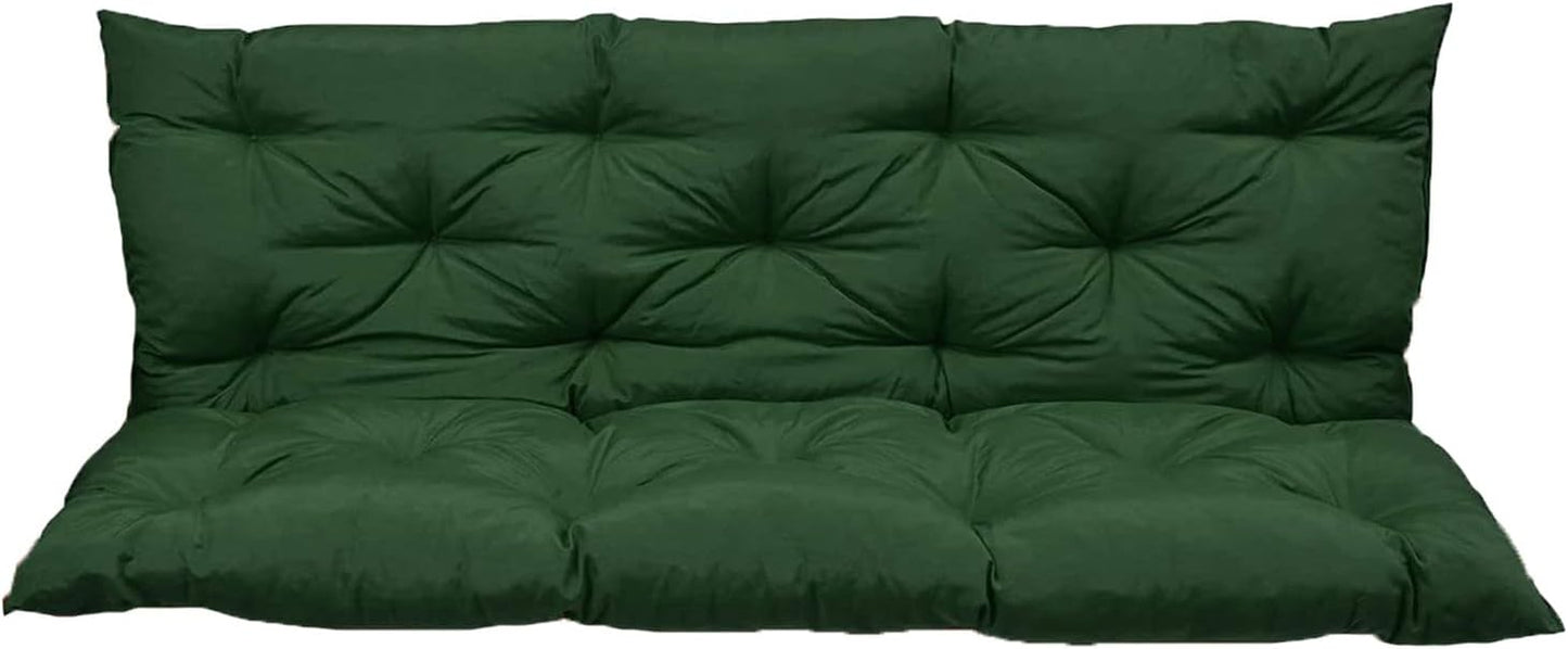 Outdoor Swing Cushion with Backrest for Comfortable Seating