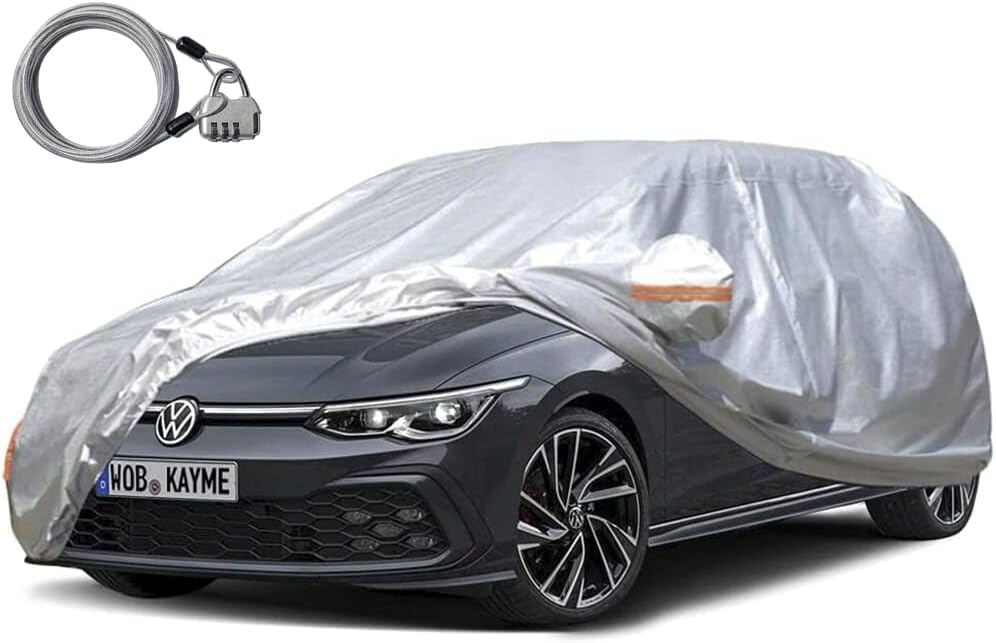 Kayme Hatchback Car Cover for All Weather Protection Up to 177 in