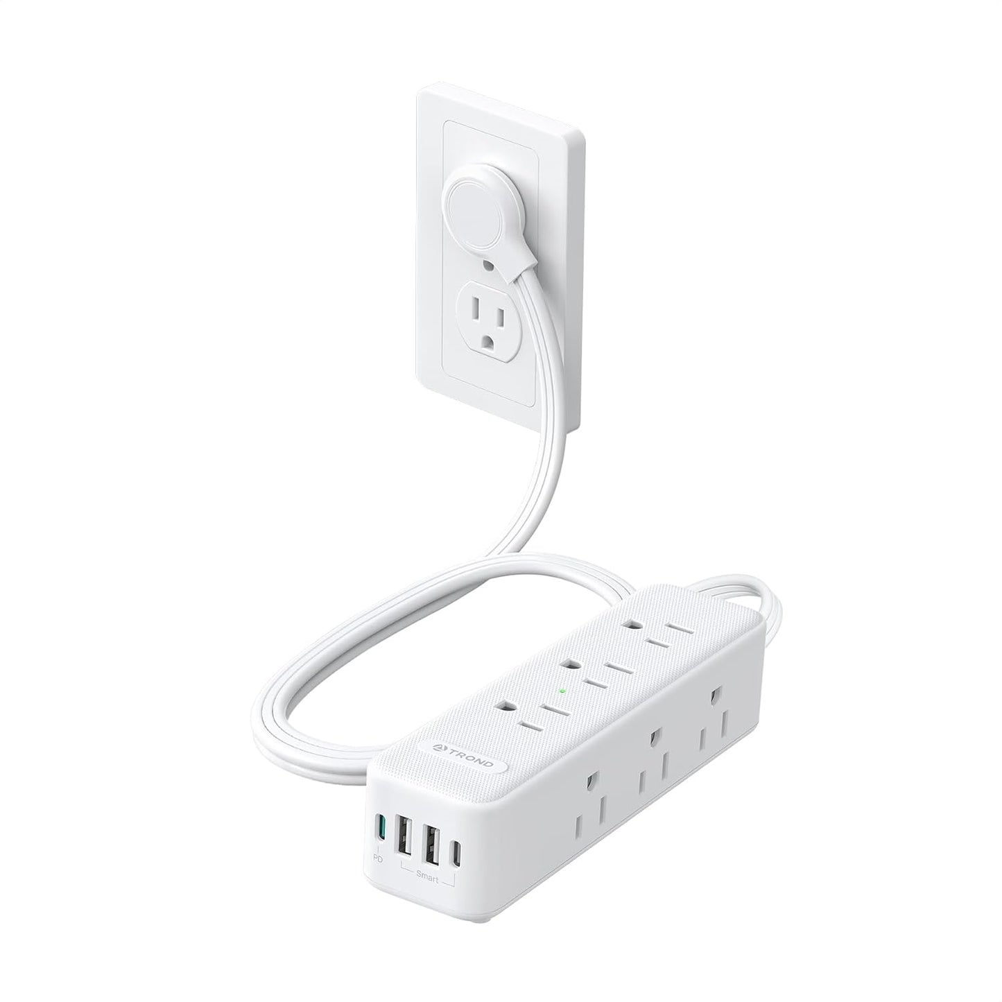 TROND Surge Protector Power Strip: Fast Charging Hub