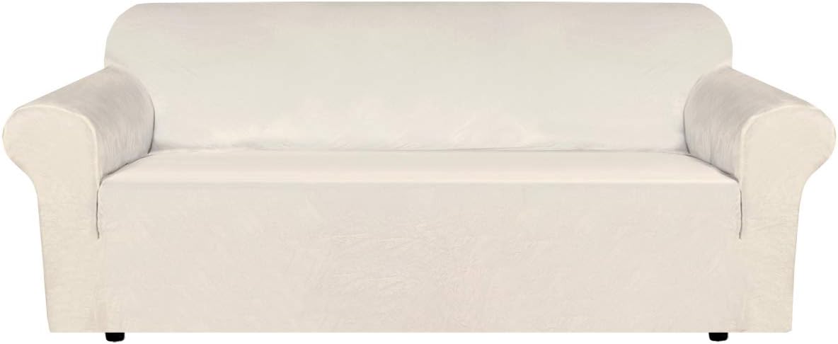 H.VERSAILTEX Stretch Velvet Sofa Covers for Large Couches