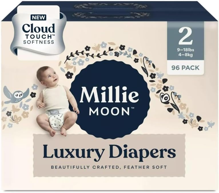 Millie Moon Luxury Diapers - Ultra Absorbent