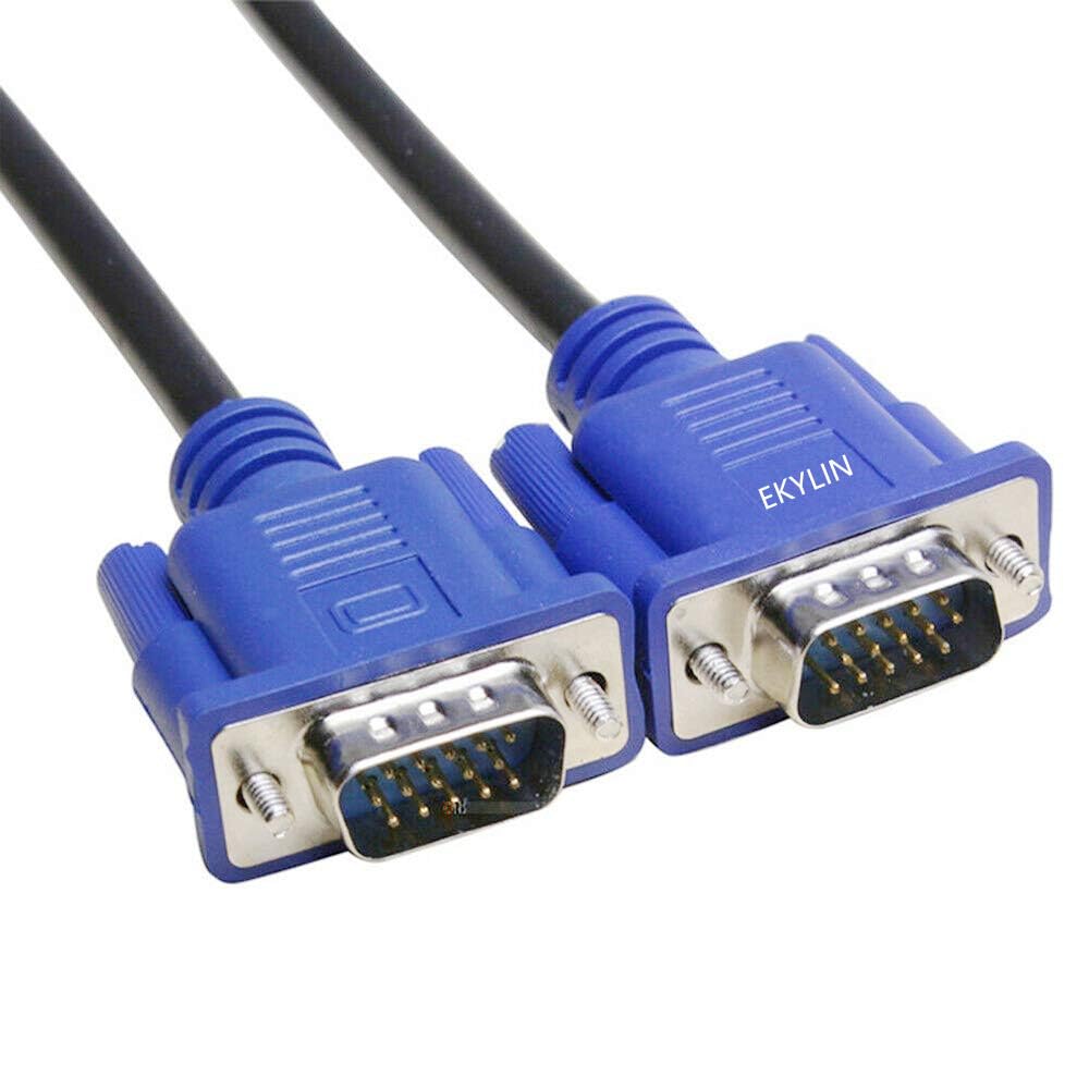 EKYLIN 5Pcs VGA Male to Male Cable - Crisp Video Transfer