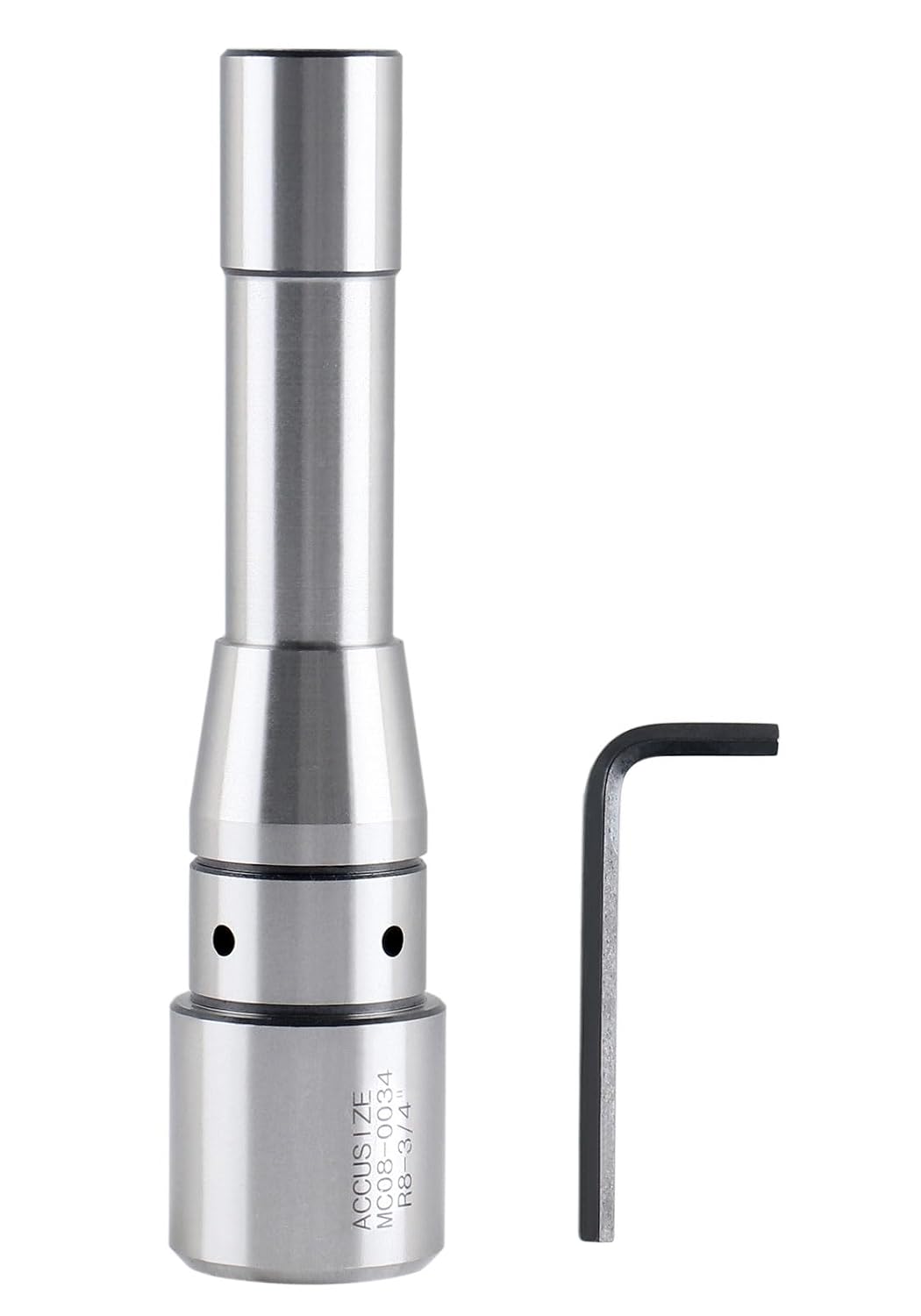Accusize Industrial Tools R8 to 3/4ft' Weldon Shank Arbor Adapter