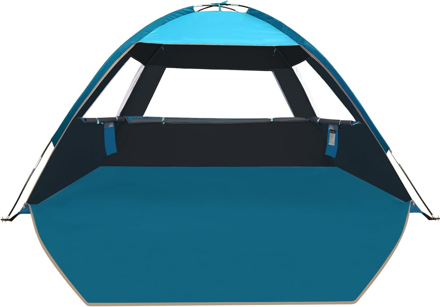 COMMOUDS Beach Tent Sun Shade for 3-10 Person with UPF 50