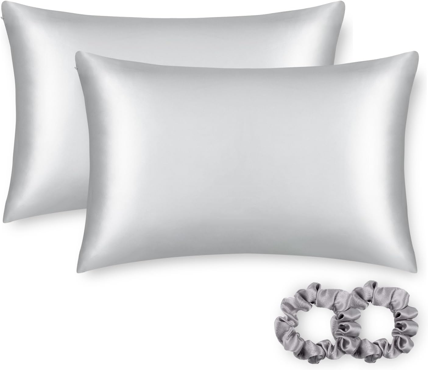 ALASKA BEAR Silk Pillowcase Set for Hair and Skin Care