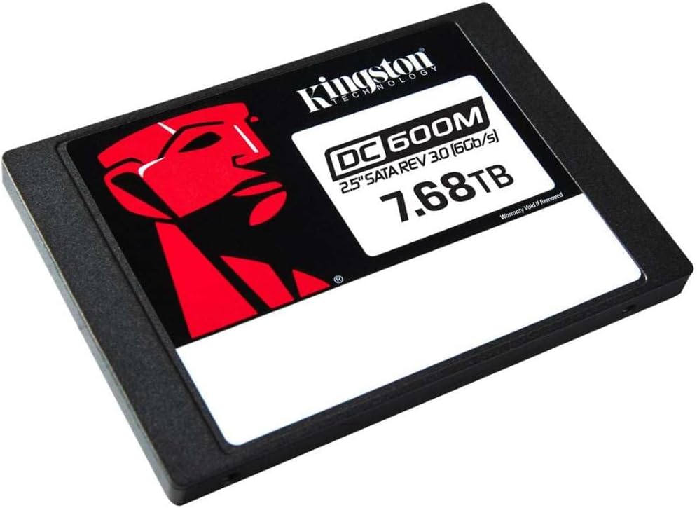 Kingston Enterprise 7680G DC600M 2.5in SATA SSD for Mixed-Use