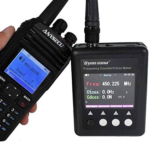 SF401 Plus Portable Frequency Counter Meter with DCS Decoder