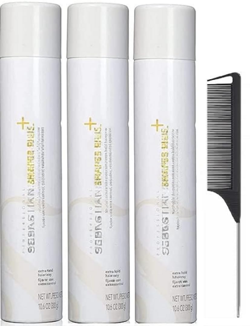 Shaper Plus Extra Hold Hairspray with Comb for All Hair Types