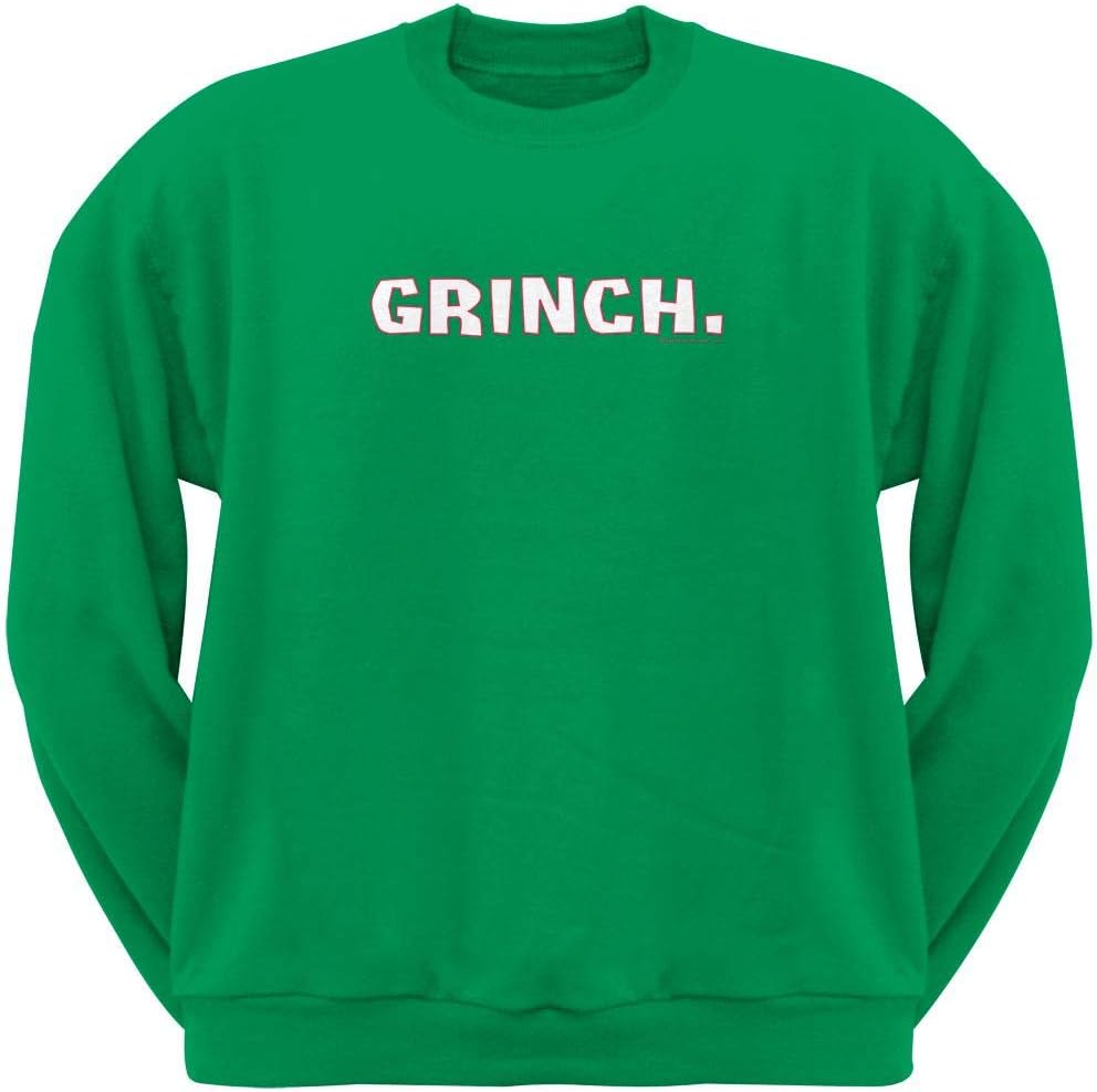 Grinch Green Crew Neck Sweatshirt - Festive & Fun!