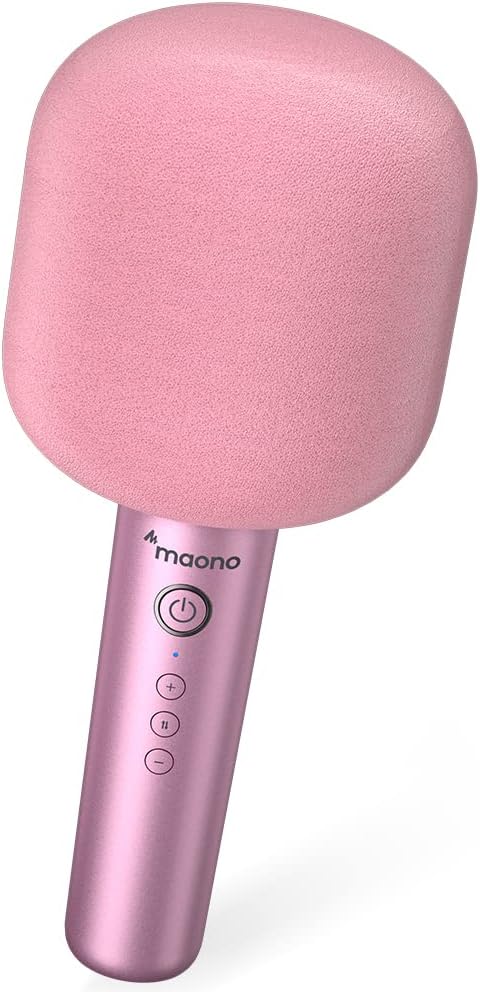MAONO Bluetooth Karaoke Mic: 8 Magic Sounds, Portable 3-in-1 Mic