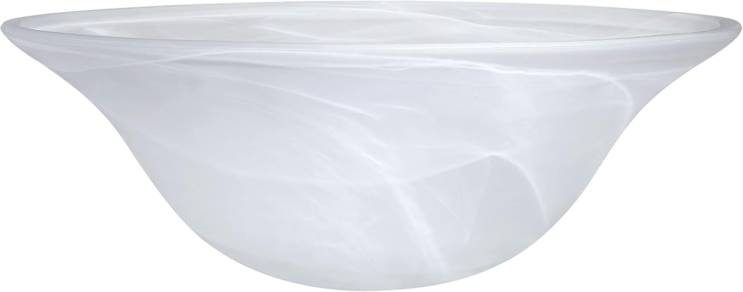 Aspen Creative Replacement Glass Shade for Torchiere and Pendant