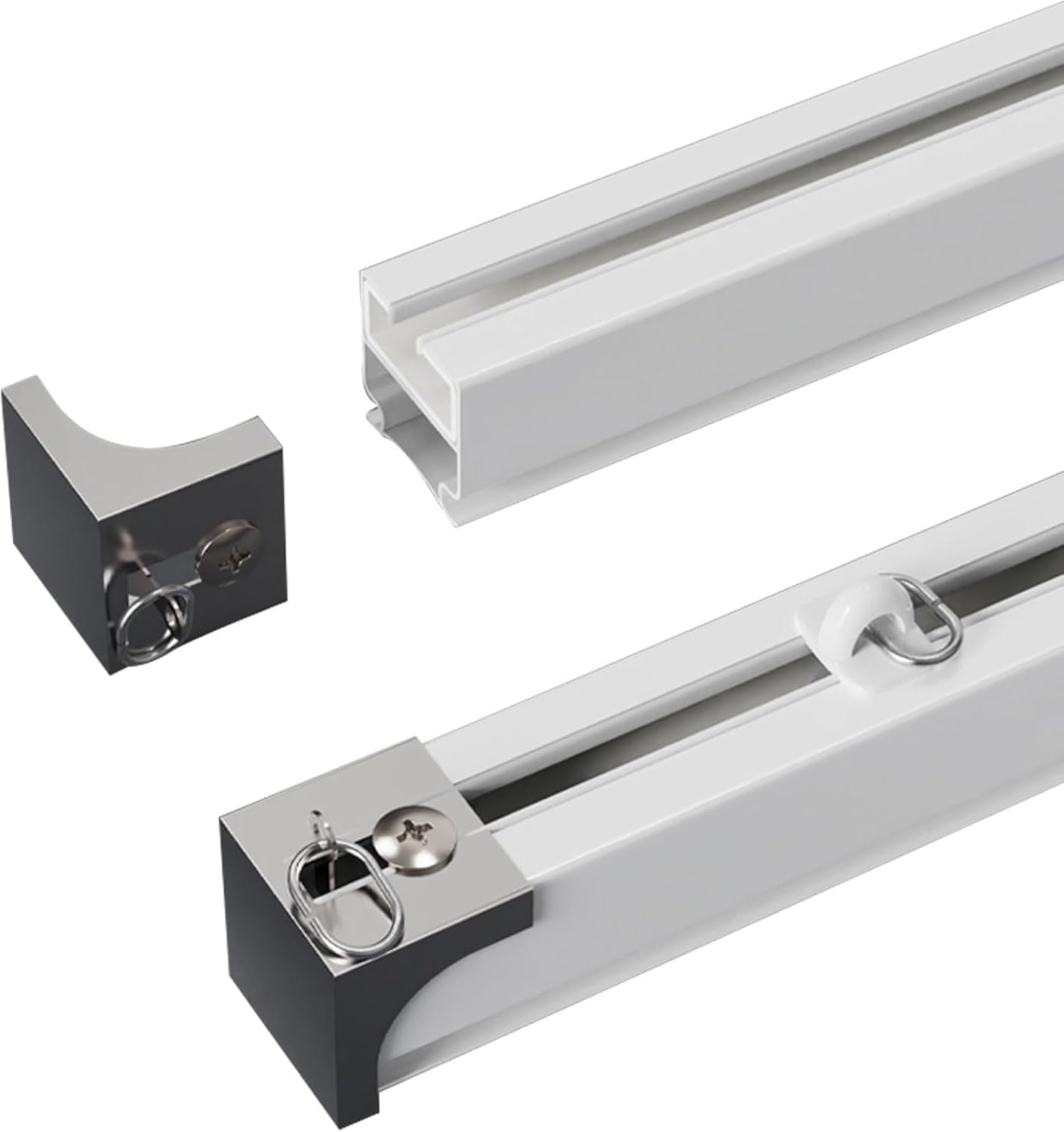 Whisper Quiet Curtain Track for Effortless Installation