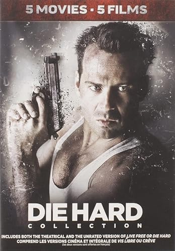 Die Hard Complete 5-Movie Collection DVD Set for Action Lovers