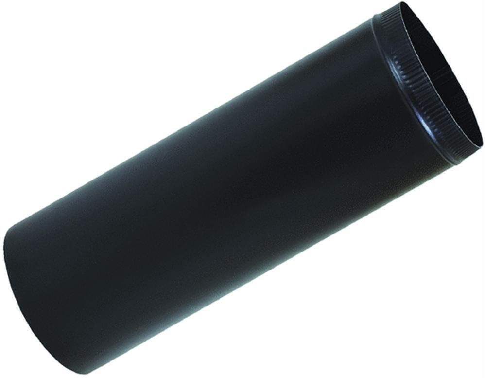 Black Matte Stove Pipe 6in X 48in for Efficient Heating
