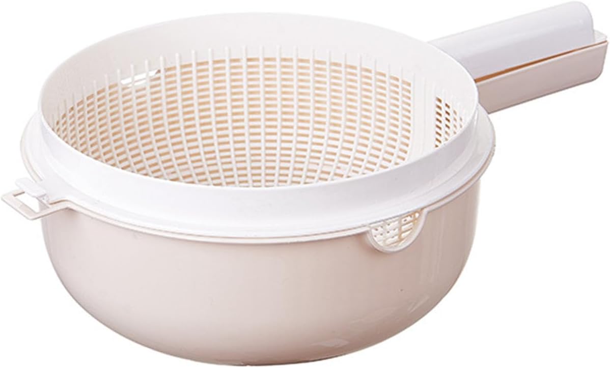2-in-1 Double Layer Rice Wash Basket - HUANIZI