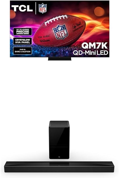 TCL 65-Inch QD-Mini LED TV with 5.1.2 Channel Soundbar