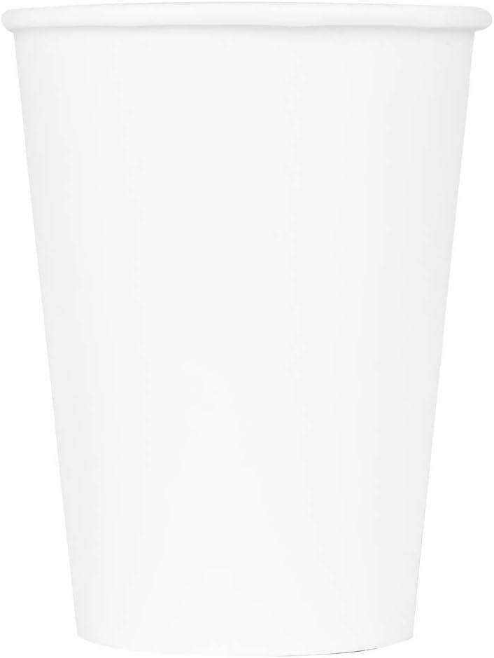 Karat 12oz Premium White Paper Hot Coffee Cups - 1000 Pack